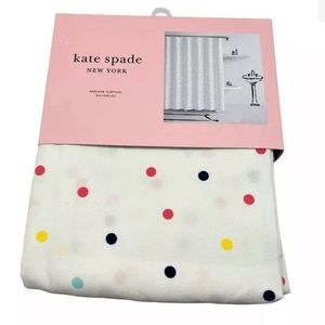 KATE SPADE MINI BAKE DOT SHOWER CURTAIN